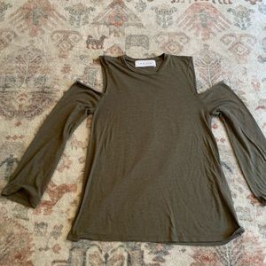 IRO Jeans Cold Shoulder Top